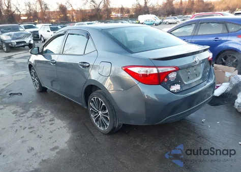 2014 Toyota Corolla S Plus из США, поврежденный, VIN 2T1BURHE7EC203661